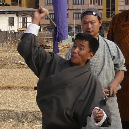 Bhutan Khuru Dart Spiel P1000878