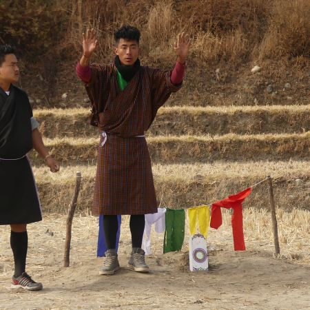 Bhutan Khuru Dart Spiel2 P1000880